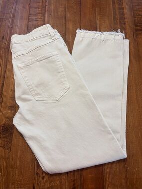 AMO white denim like new